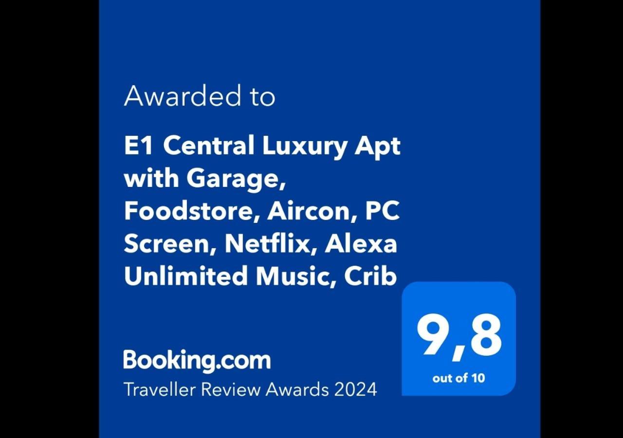 E1 Luxury Oldtown Apt - 2X Parking, Foodstore, Pcscreen, Netflix, Unlimited Music, Crib, Babychair, Fastwifi, Aircon 科希策 外观 照片